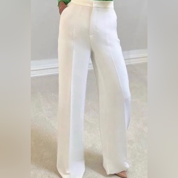 Zara Pants - Zara High Waisted White Pants